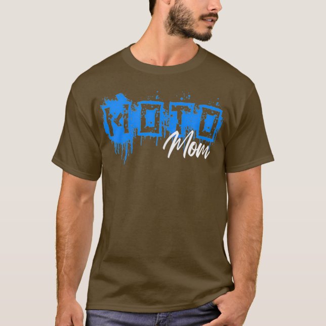Frauen Dirt Bike Moto Mama Motocross T-Shirt (Vorderseite)