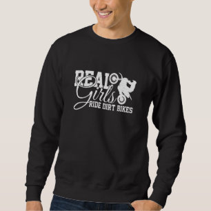 Frauen Dirt Bike Motocross Mx Enduro Biker Girl Sweatshirt