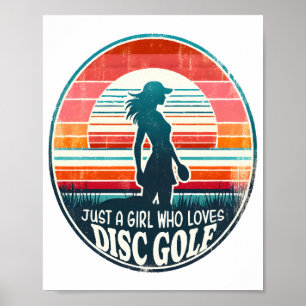 Frauen Disc Golf - Frisbee Golf Female Poster