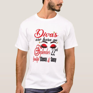 Frauen Divas sind Geboren am 22. September Virgo B T-Shirt