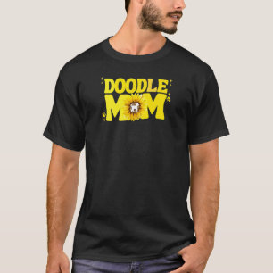 Frauen Doodle Mama Labradoodle Bernedoodle Goldend T-Shirt