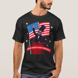 Frauen Drop schlägt nicht Bomben VNeck T-Shirt