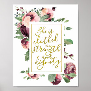 Frauen-Druck der Sprichwort-31 Poster
