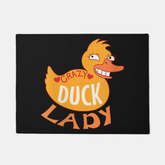 Frauen Duck Lady Geschenk Duckling und Ducky Fußmatte