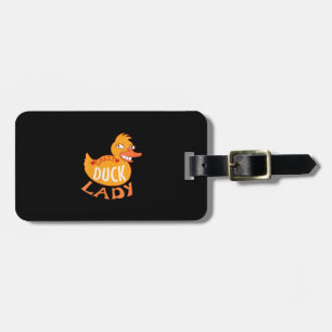 Frauen Duck Lady Geschenk Duckling und Ducky Gepäckanhänger