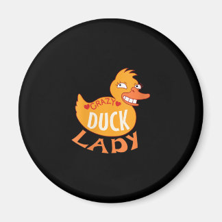 Frauen Duck Lady Geschenk Duckling und Ducky Magnet