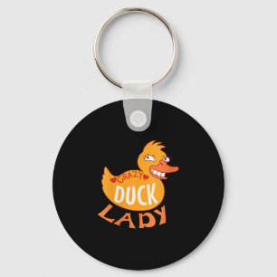 Frauen Duck Lady Geschenk Duckling und Ducky Schlüsselanhänger