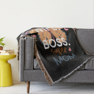 Frauen, Ehefrau, Chef, super Mom Decke