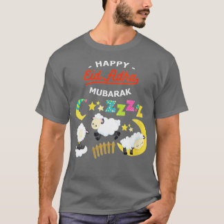 Frauen Eid Al Adha Eid Mubarak Happy Eid Day Musli T-Shirt