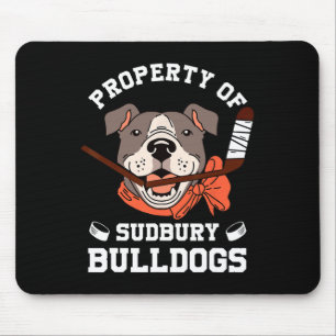 Frauen Eigentum von Sudbury Bulldogge Spaß  Mousepad
