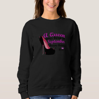 Frauen Eine Königin wurde im September geboren All Sweatshirt