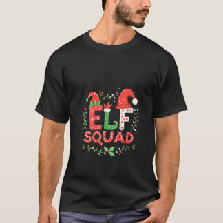 Frauen Elf Squad Schlafanzug Weihnachten Lustiger T-Shirt