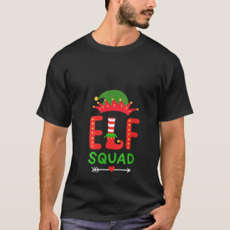 Frauen Elf Squad Weihnachten passend V-Ausschnitt  T-Shirt