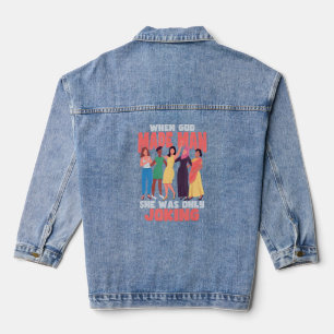 Frauen Empowerment Pro-choice Pro-Abortio Jeansjacke