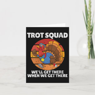 Frauen Erntedank, die den TrottSquad der Türkei la Karte