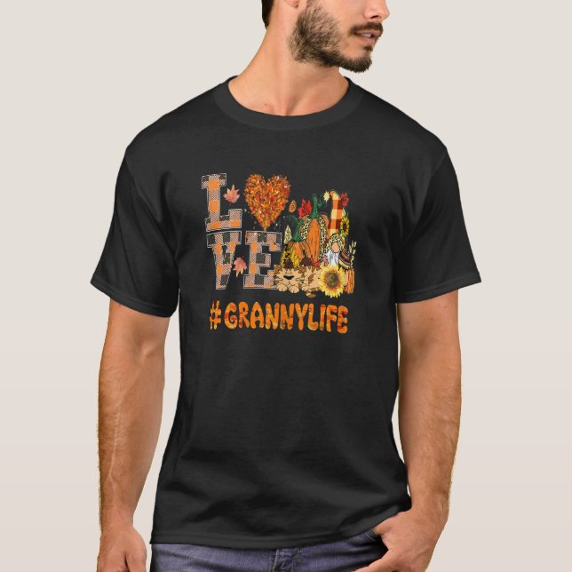 Frauen erste Mama jetzt Oma World's Best Granny L T-Shirt (Vorderseite)