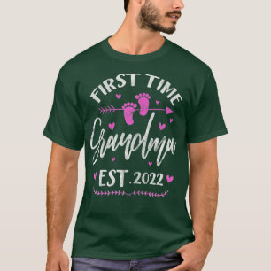 Frauen Erstmaliges Grandma 2022 Schwangerschaft Ba T-Shirt