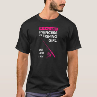 Frauen Es Ist Nicht Prinzessin Und Angelndes Mädch T-Shirt