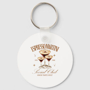 Frauen Espresso Martini Social Club Trinkschwanz Schlüsselanhänger