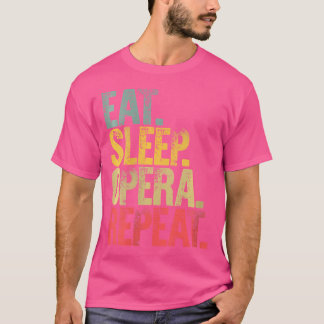 Frauen essen Sleep Wiederholung Geschenk Shirt ess