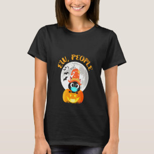 Frauen Ew Leute Halloween Katze T-Shirt