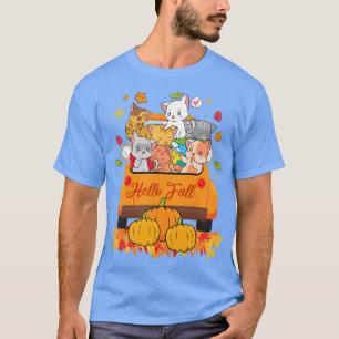 Frauen fallen Frauen Männer Niedlich Lkw Katzen He T-Shirt