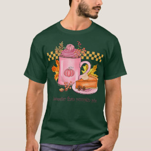 FRAUEN FALLEN SCHWER ALS PUMPKIN PIE, AUTUMN FALL T-Shirt