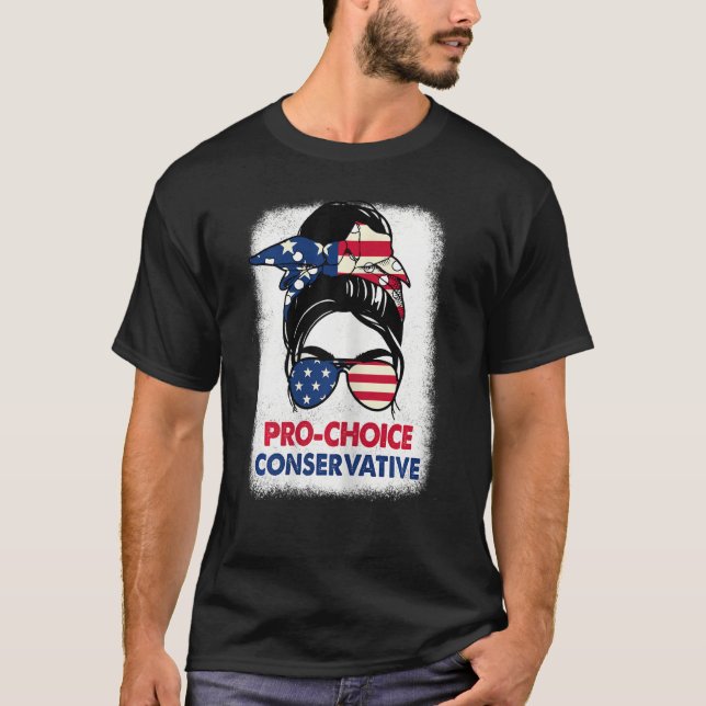 Frauen Feminis Pro Choice Konservativ denken Sie I T-Shirt (Vorderseite)