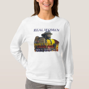 Frauen-Feuerwehrmann Longsleeve Shirt
