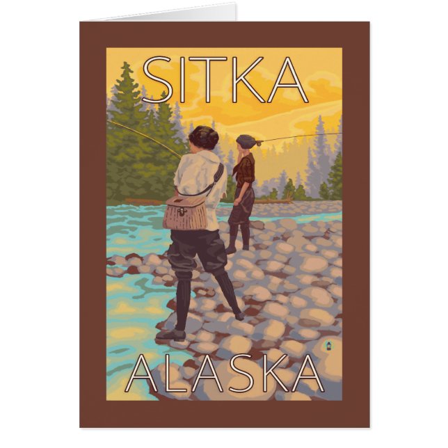 Frauen Fischen - Sitka, Alaska (Vorne)