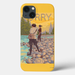 Frauen fliegen Fischen - Curry, Alaska Case-Mate iPhone Hülle