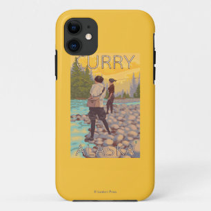 Frauen fliegen Fischen - Curry, Alaska Case-Mate iPhone Hülle