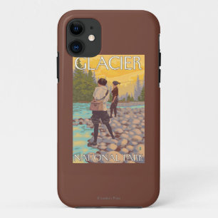 Frauen fliegen Fischen - Glacier Nationalpark, title_seo2