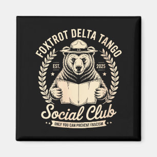Frauen Foxtrot Delta Tango Social Club Nur Du Ca Magnet