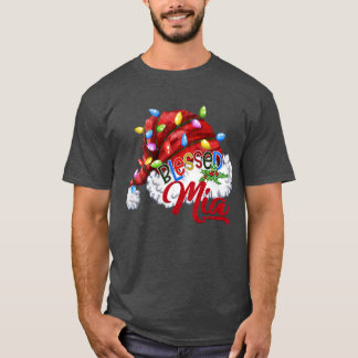 Frauen Frauen gesegnet Mia Weihnachtsmannmütze Xma T-Shirt