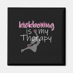 Frauen Frauen Kickboxen Ist Meine Therapie , Kickb Magnet