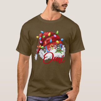 Frauen Frauen Selegi Omi Weihnachtsmannmütze Xmas  T-Shirt