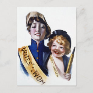 Frauen - Frauenwahlrecht, 1915 Postkarte