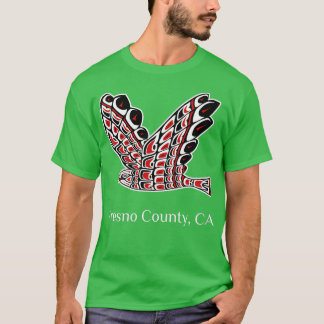 Frauen Fresno Landkreis Red Tail Hawk Indianeramer T-Shirt