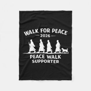 Frauen-Friedensmarsch 2026 Squad Unterstützer Mönc Fleecedecke