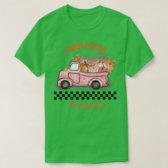 FRAUEN FRISCHE PUMPKINS FRISCHER PINKFALL T-Shirt (Design vorne)