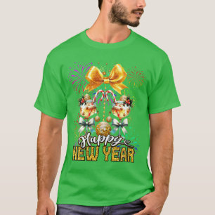 Frauen Frohes Neues Jahr 2026 Silvester Feuerwerk T-Shirt