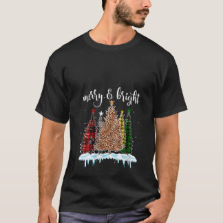 Frauen fröhlich und hellrot Büffel karierte Christ T-Shirt