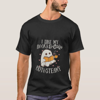FRAUEN FUNNY Book Lover Ghost Reader Buchkunde T-Shirt