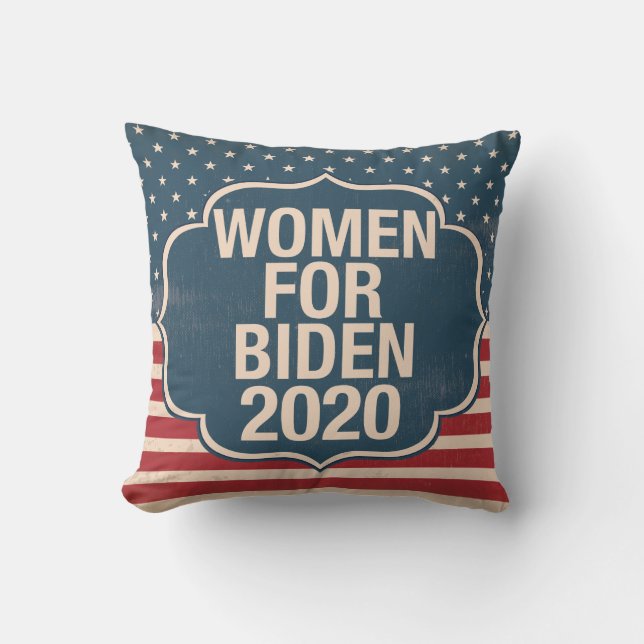 Frauen für Biden 2020 Kissen (Vorderseite)