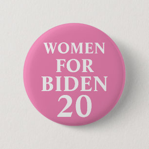 Frauen für den Knopf Biden Button