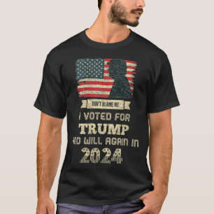 Frauen, für die ich gestimmt habe, Trump, US-Flag T-Shirt