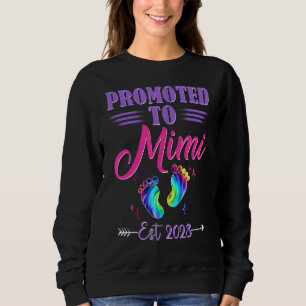 Frauen für die Junge Mutter der Gefärbte Krawatte  Sweatshirt