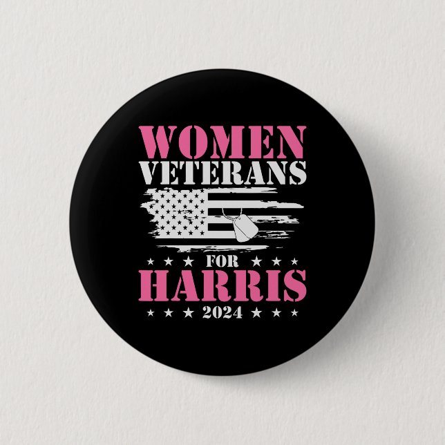 Frauen für Harris 2024 Button (Vorderseite)