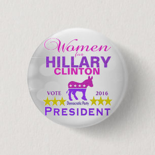 Frauen für Hillary Clinton-Präsidenten Button